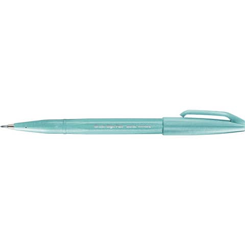 PentelArts Faserschreiber Brush Sign Pen SES 15, wasserblau (EAN: 4902506365088)