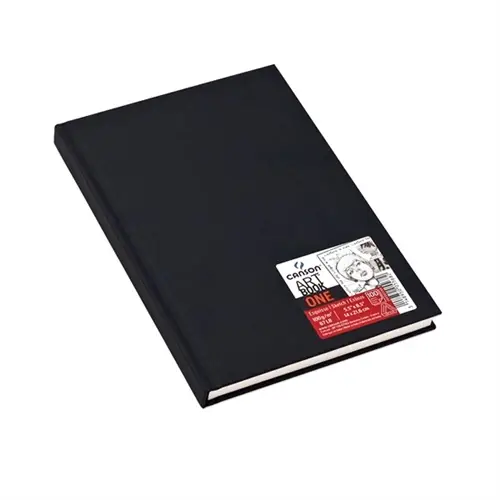 CANSON Skizzenbuch ONE, 216 x 279 mm, schwarz (EAN: 3148950055699)