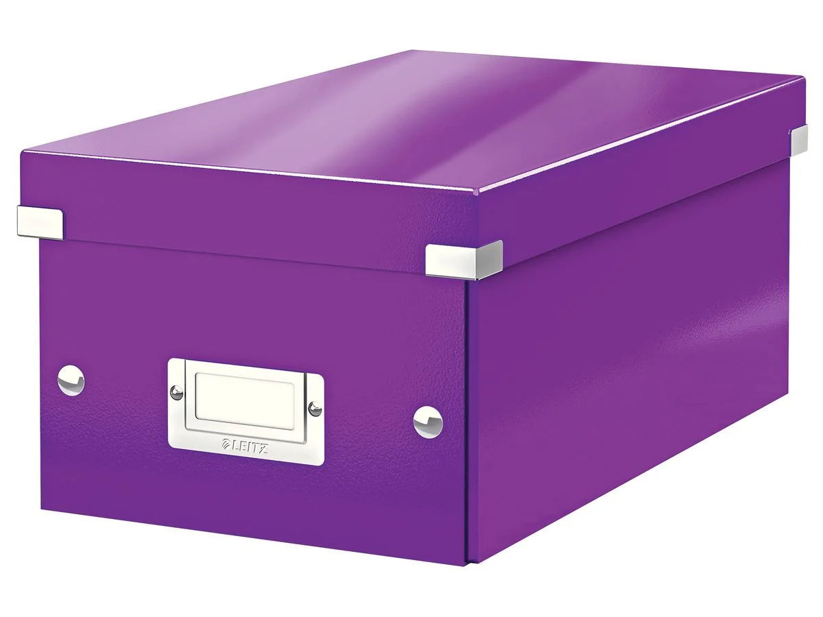 LEITZ DVD-Ablagebox Click & Store WOW, violett (EAN: 4002432103751)