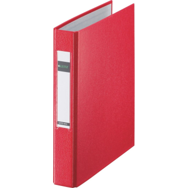 LEITZ Ringbuch Standard, DIN A5, rot, 2 D-Ring-Mechanik (EAN: 4002432367443)