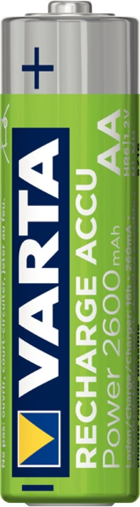 VARTA NiMH Akku "Rechargeable Accu", Mignon (AA), 2.600 mAh (EAN: 4008496745975)