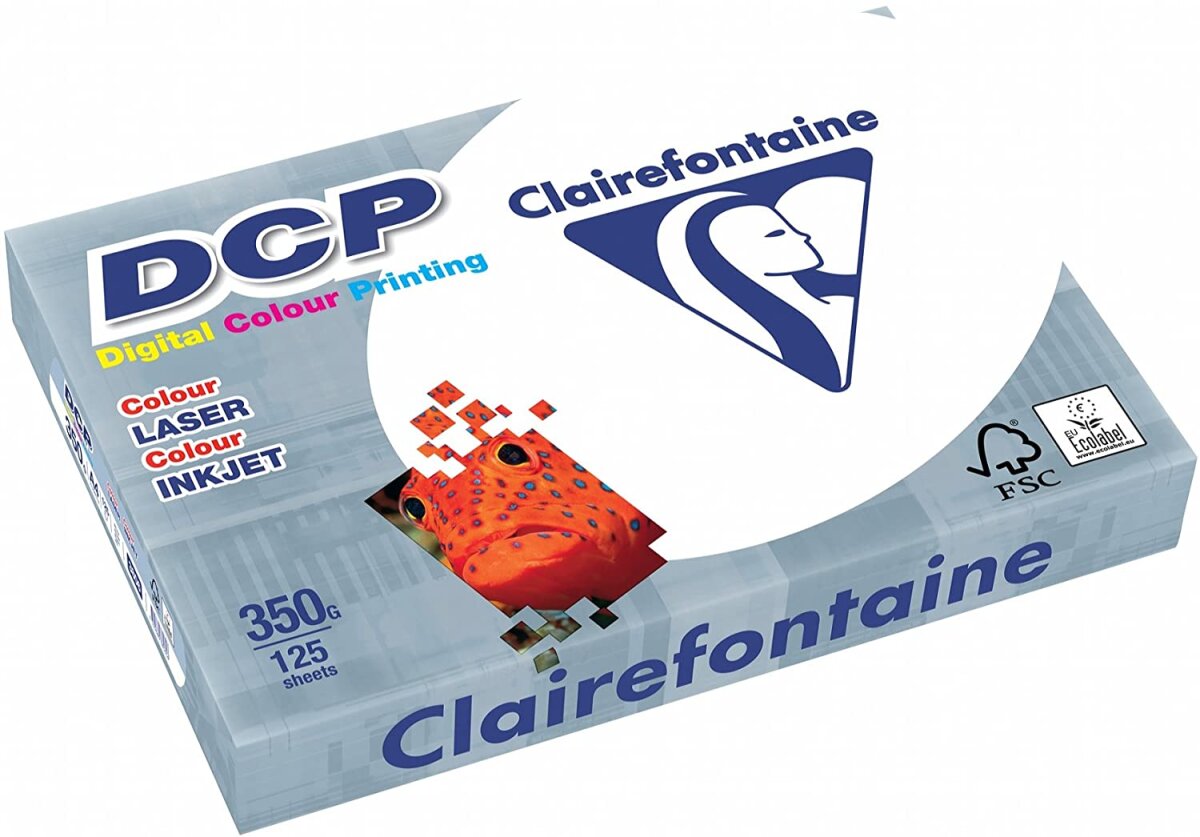 Clairefontaine Multifunktionspapier DCP, A4, 350 g/qm (EAN: 3329680380606)