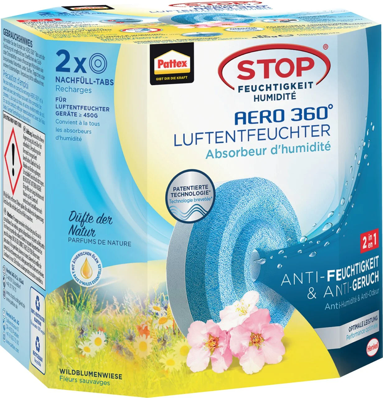 Pattex Nachfülltabs AERO 360 Grad "Wildblumenwiese" (EAN: 4057278008067)