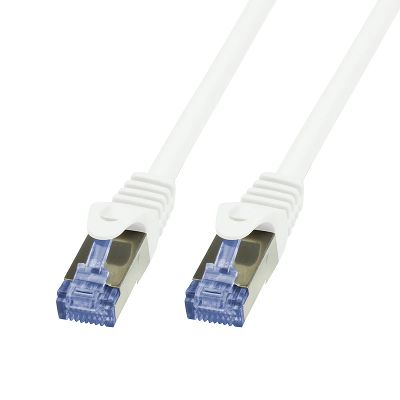 LogiLink Patchkabel PrimeLine, Kat. 6A, S/FTP, 0,5 m, weiß (EAN: 4052792032123)