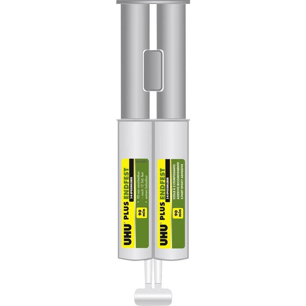 UHU 2-Komponenten-Klebstoff plus endfest,Doppelkammerspritze (EAN: 4026700455854)