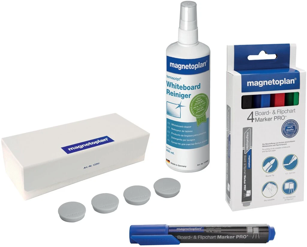 magnetoplan Weißwandtafel-Zubehör-Set "Medium" (EAN: 4013695008783)