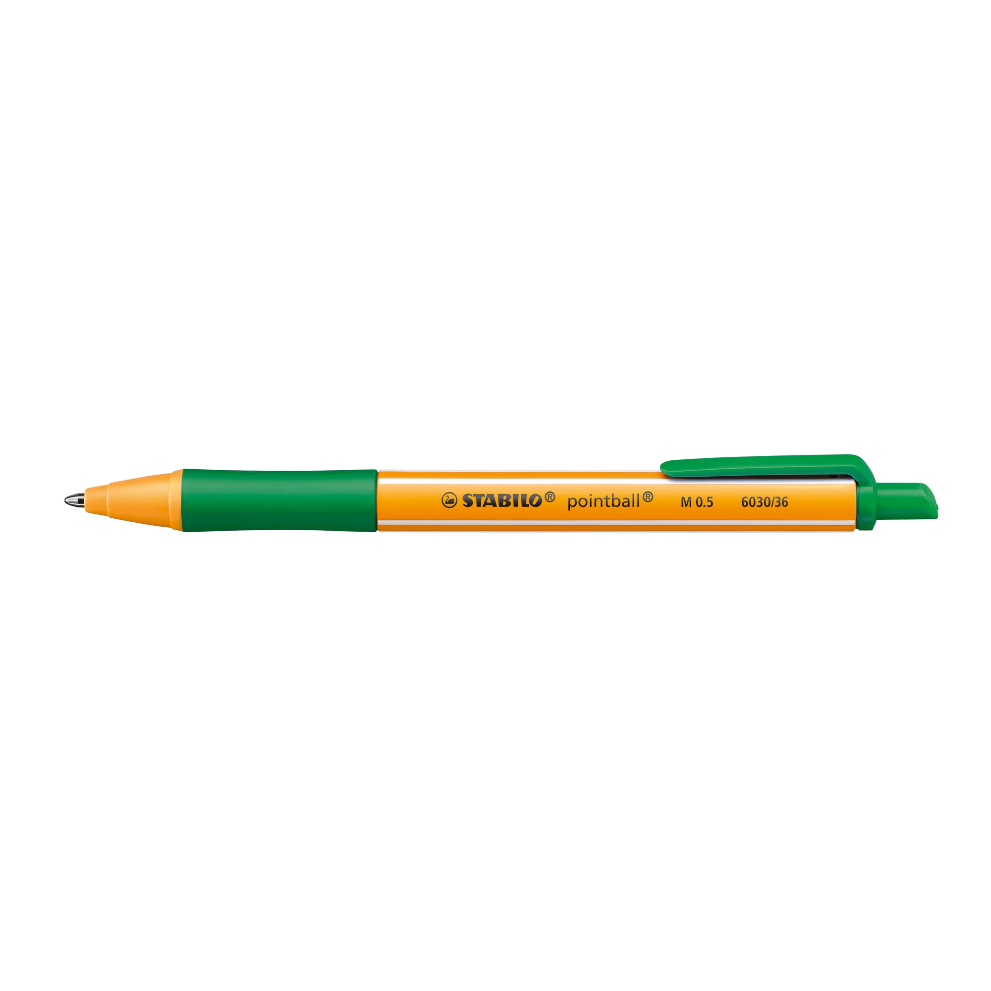 STABILO Druckkugelschreiber pointball, 0,5 mm, grün (EAN: 4006381437059)