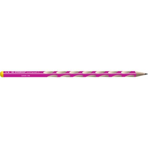 STABILO Bleistift EASYgraph S - L, Härtegrad: HB, pink (EAN: 4006381530576)