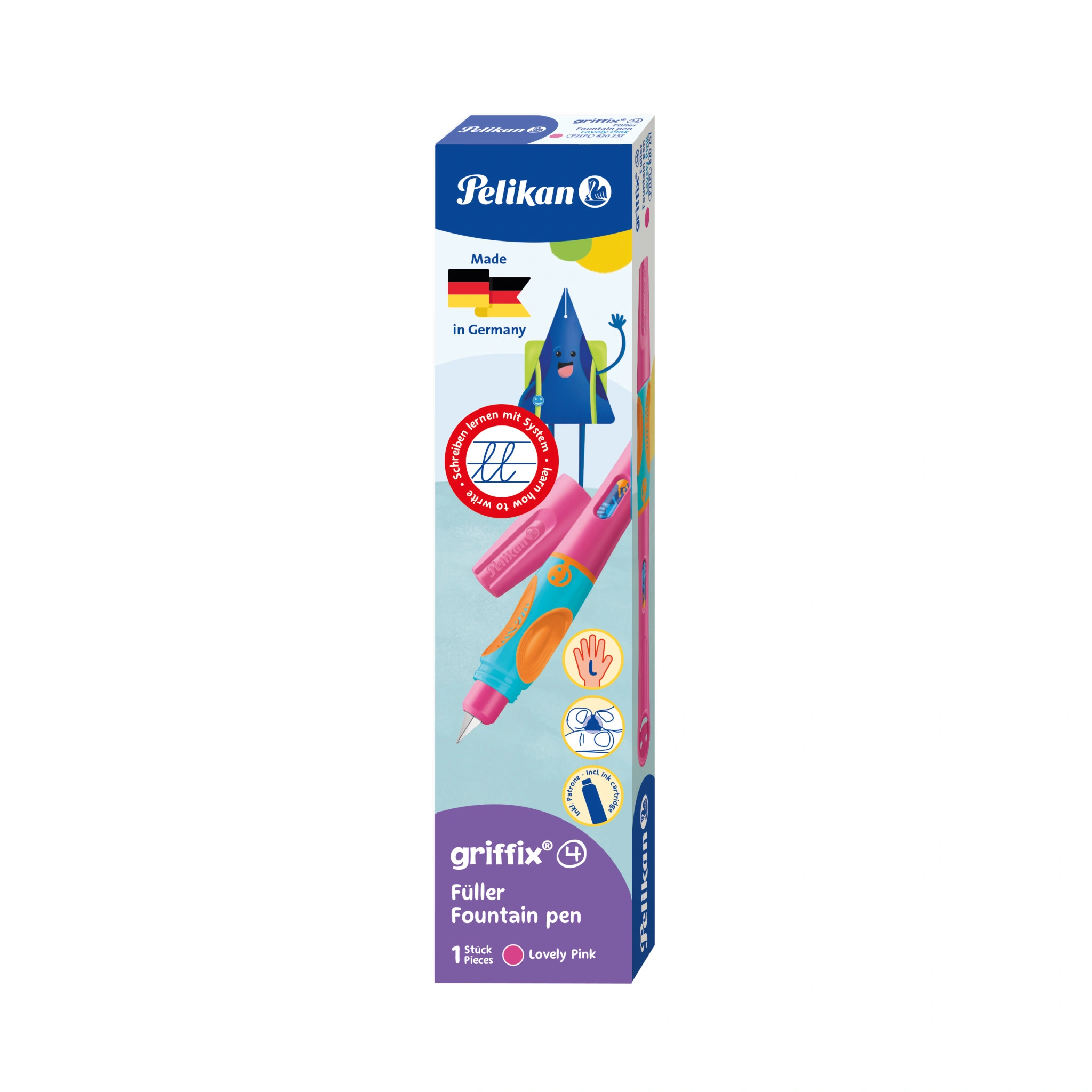 Pelikan griffix Füllhalter Lovely Pink, für Linkshänder (EAN: 4012700820259)