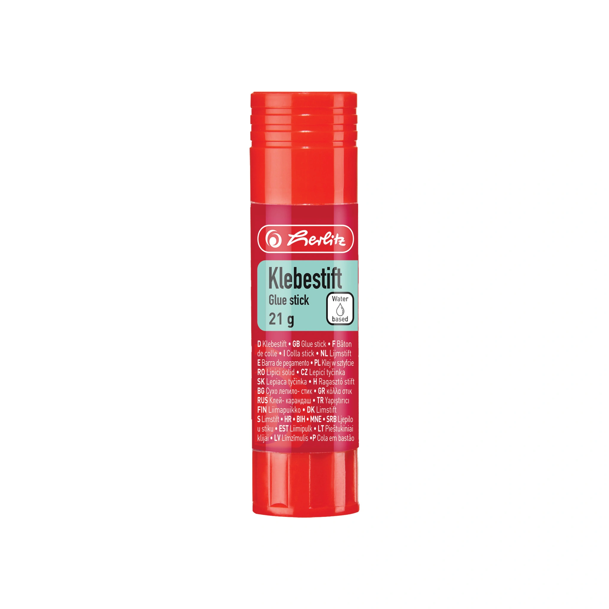 herlitz Klebestift, 21 g, lösungsmittelfrei, farblos (EAN: 4008117013445)