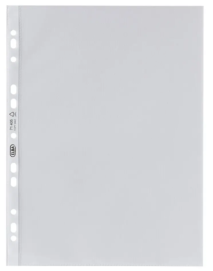 Oxford Prospekthülle Premium, DIN A4, PP, 0,12 mm, genarbt (EAN: 8006829038318)