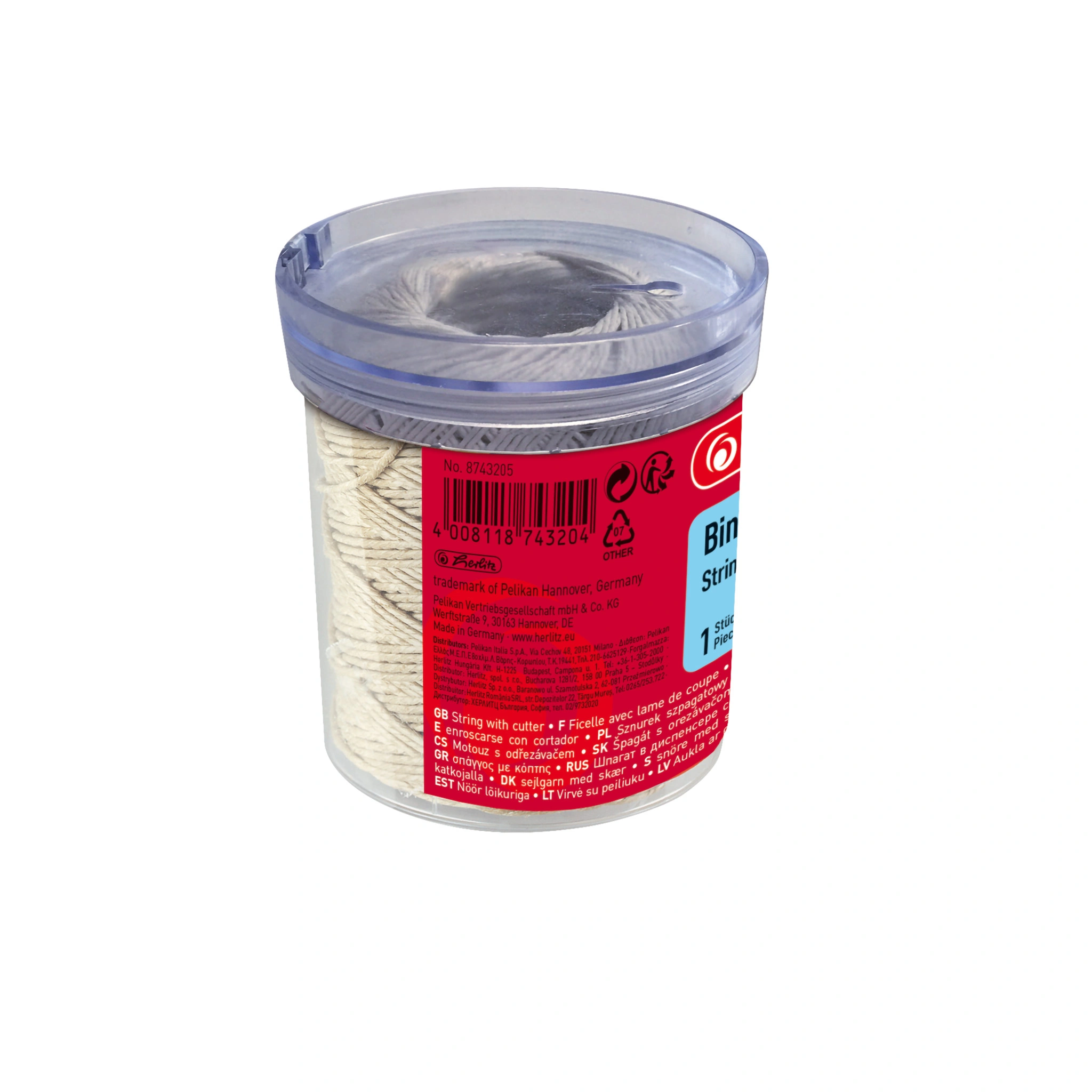 herlitz Verpackungskordel-Spender, Länge: 120 m (EAN: 4008118743204)