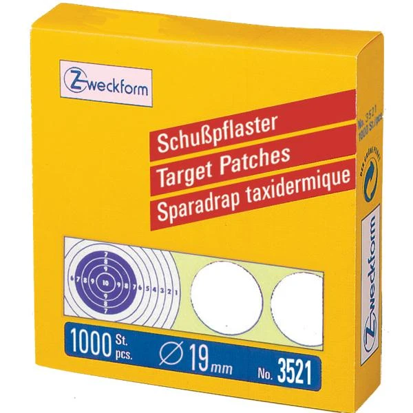 AVERY Zweckform Schußpflaster, weiß, Durchmesser: 19 mm (EAN: 4004182035214)