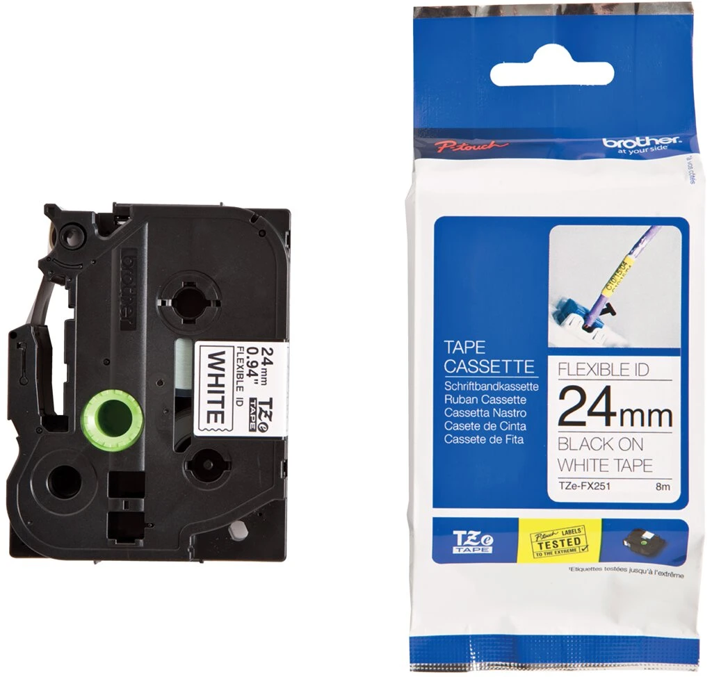 brother TZe-Tape TZe-FX251 Flexi-Tape Schriftbandkassette (EAN: 4977766692526)
