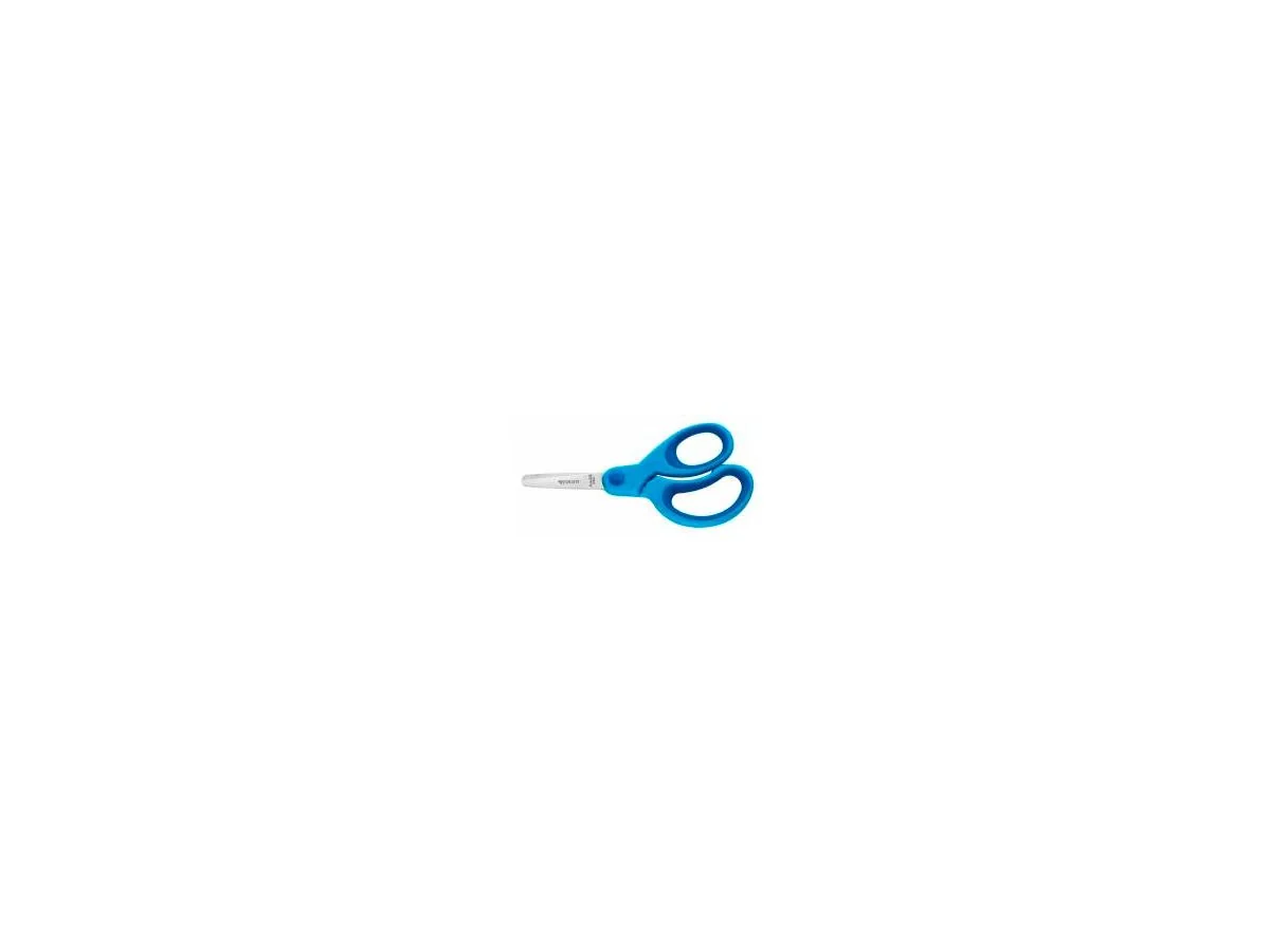 WESTCOTT Bastelschere Kids Softgrip, rund, 130 mm, blau (EAN: 4027521513235)