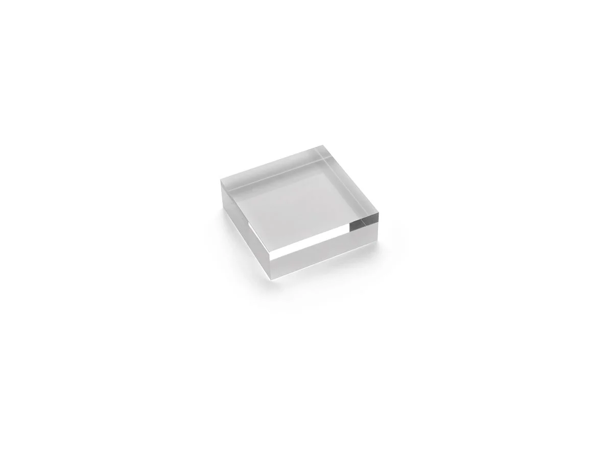 deflecto Acryl-Block, transparent, 75 x 75 x 25 mm (EAN: 5055425953719)