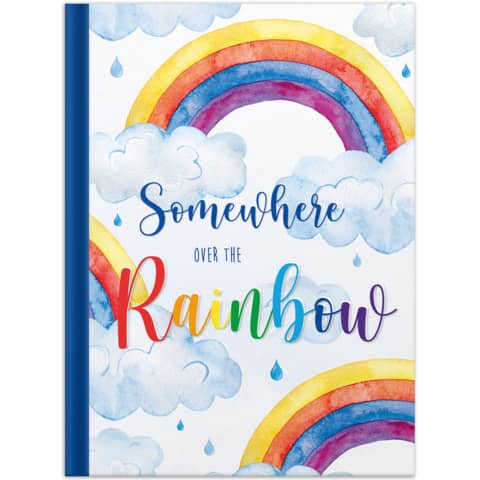 RNK Verlag Notizbuch "Over the Rainbow", DIN A4, blanko (EAN: 4002871468077)