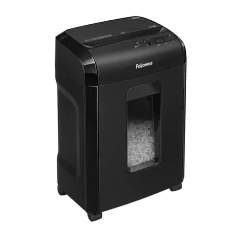 Fellowes Aktenvernichter Powershred 10M, schwarz, Partikel (EAN: 0043859743537)