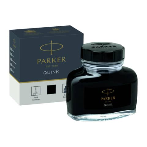 PARKER Tintenflacon QUINK, Inhalt: 57 ml, schwarz (EAN: 3501179503752)