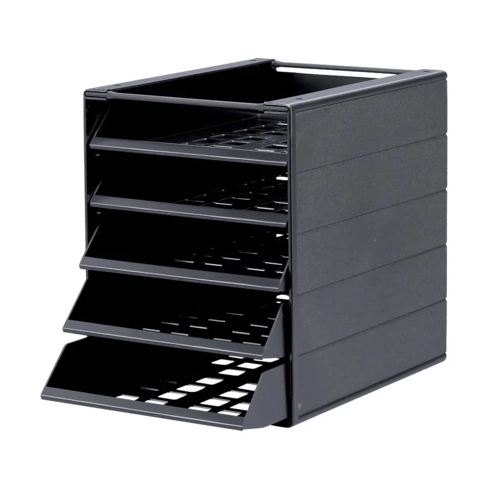 DURABLE Schubladenbox IDEALBOX BASIC 5 eco, mit 5 Schubladen, anthrazit (EAN: 4005546108216)