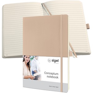 sigel Notizbuch Conceptum, DIN A4, liniert, beige (EAN: 4004360804076)
