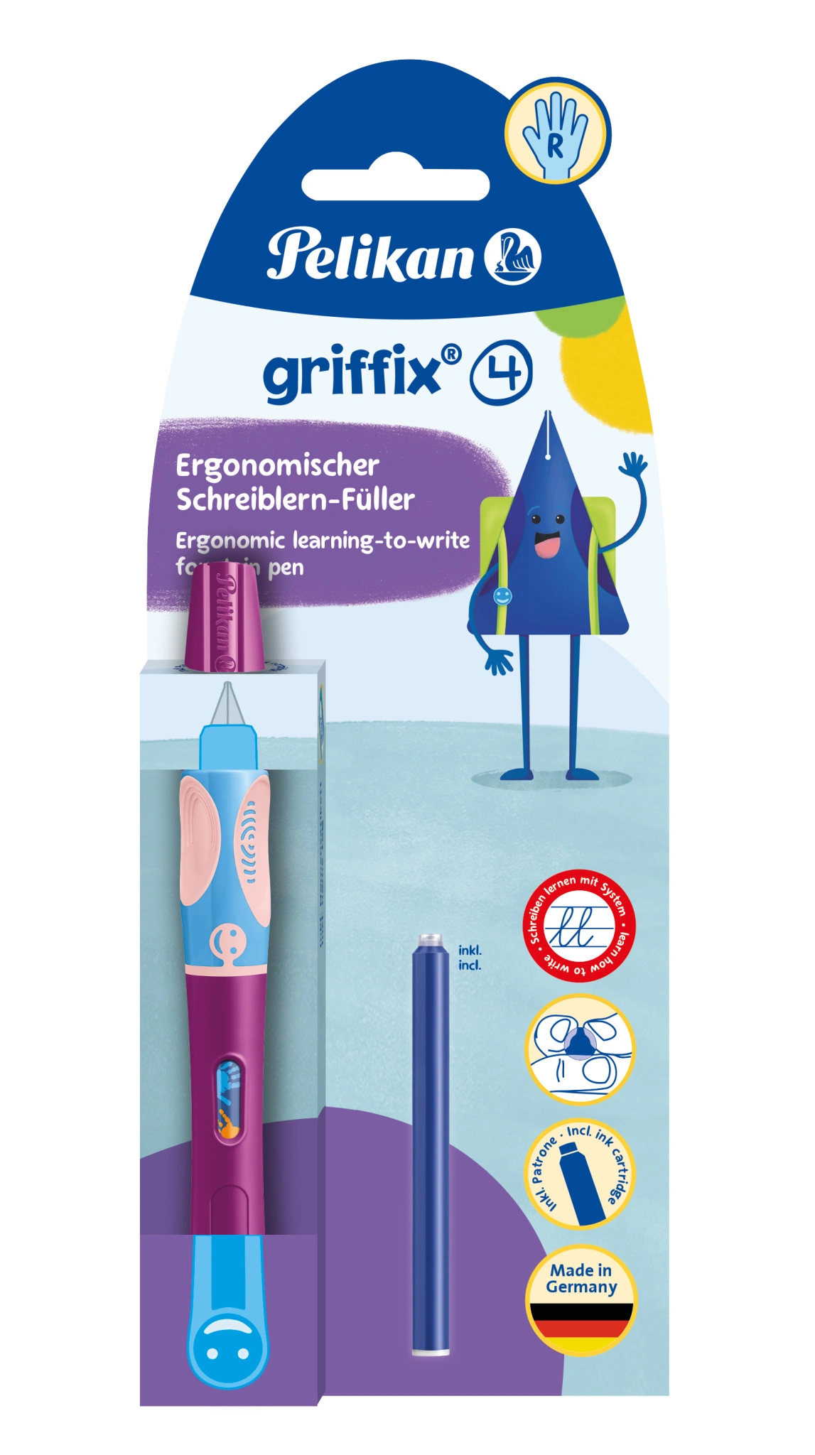 Pelikan griffix Füllhalter Sweet Berry, für Rechtshänder (EAN: 4012700820327)