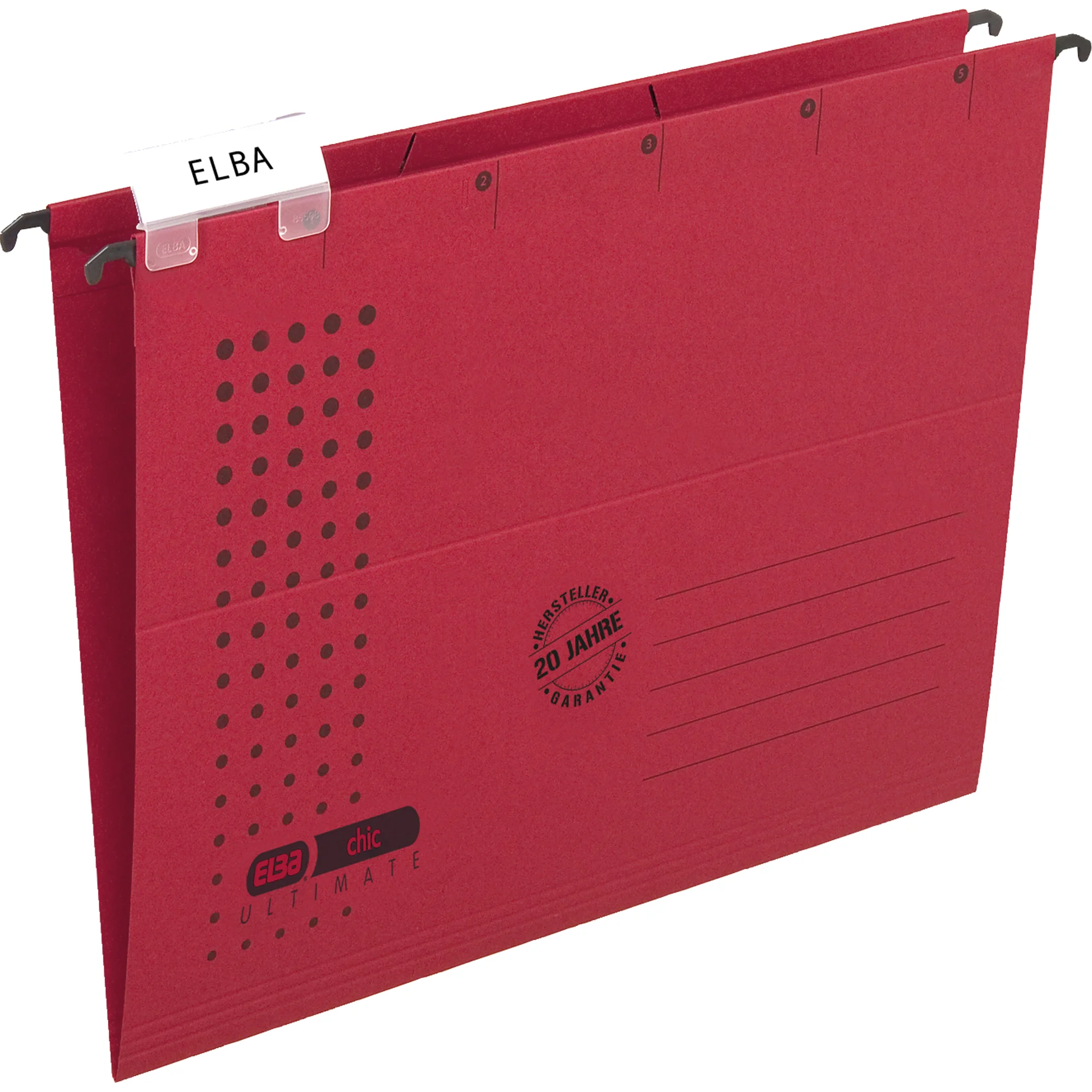 ELBA Hängemappe chic ULTIMATE, DIN A4, rot (EAN: 4002030851399)
