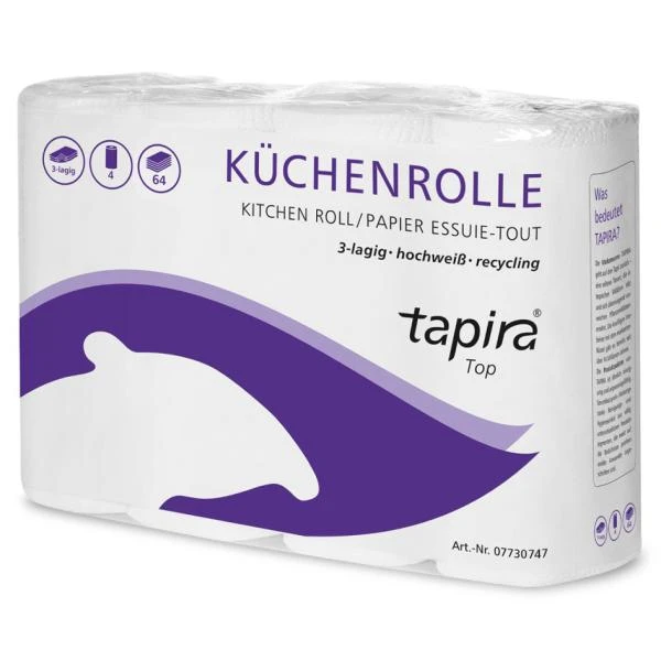Tapira Küchenrolle Top, 3-lagig, hochweiß (EAN: 4260339551147)