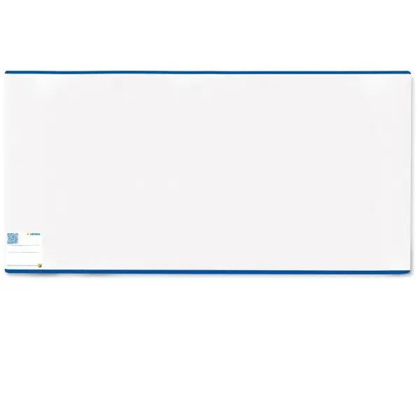 HERMA Buchschoner, (H)310 x (B)540 mm, transparent, blauer Rand, transparent (EAN: 4008705073103)