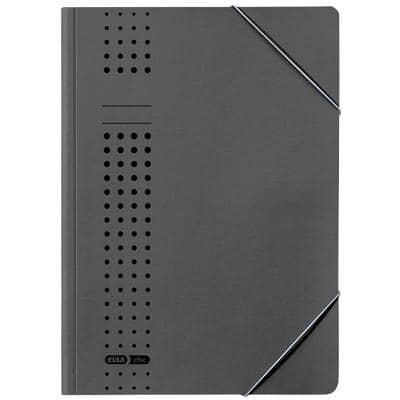 ELBA Eckspannermappe chic aus Karton, A4, anthrazit (EAN: 4002030047822)