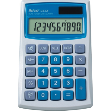 ibico Taschenrechner 082X, 10-stelliges LCD-Display (EAN: 0013465410017)
