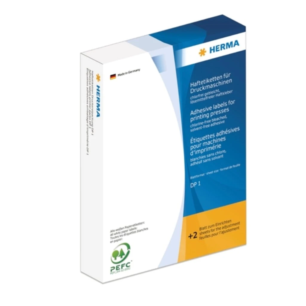 HERMA Haftetiketten DP1, 22 x 32 mm, weiß,für Druckmaschinen (EAN: 4008705029209)