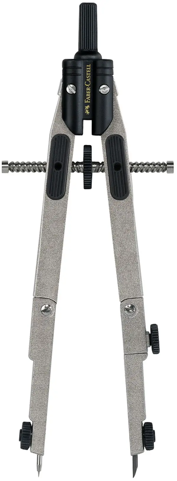 FABER-CASTELL Schnellverstellzirkel, silber / schwarz, silber/schwarz (EAN: 4005401740148)