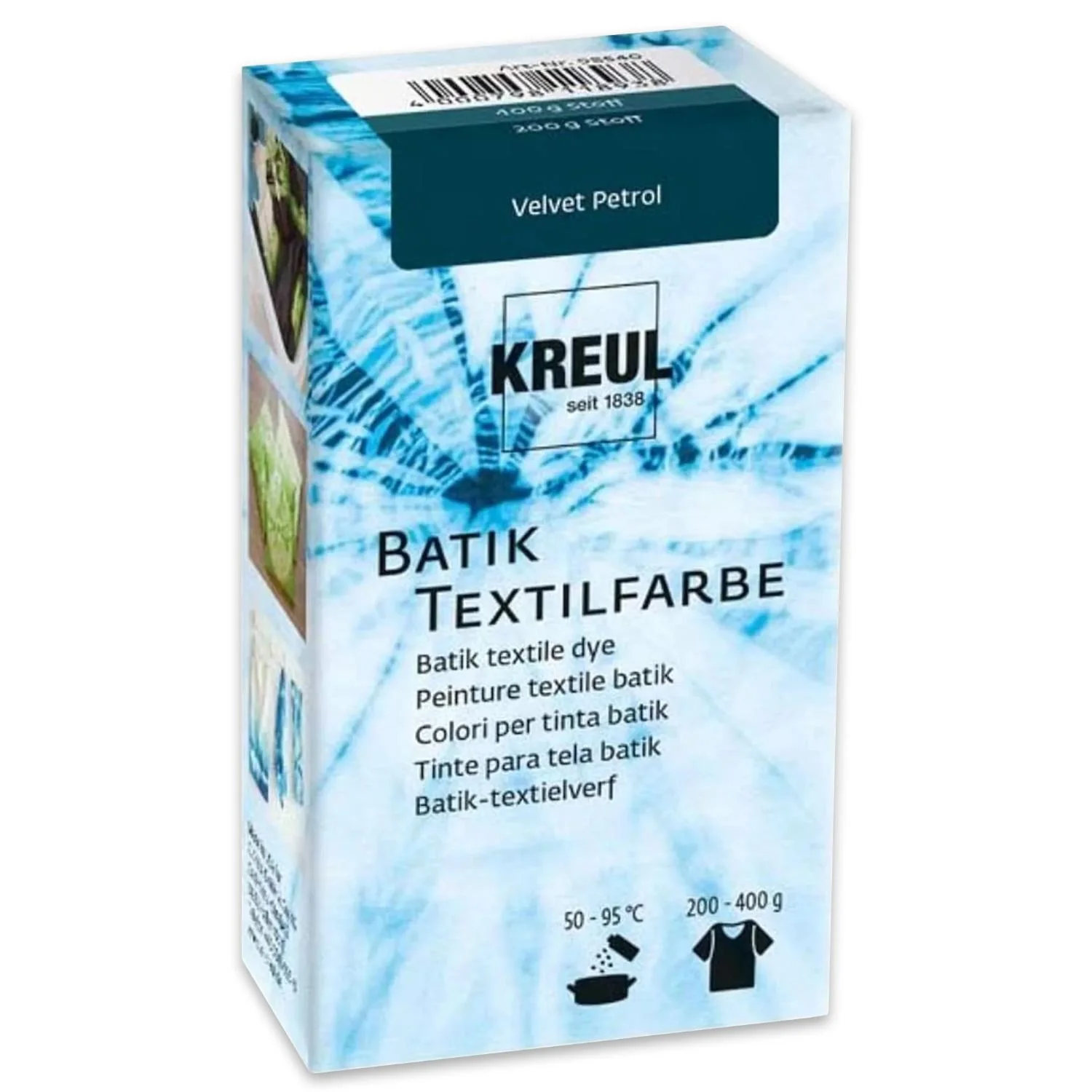 KREUL Batik-Textilfarbe, velvet petrol, 70 g (EAN: 4000798118938)