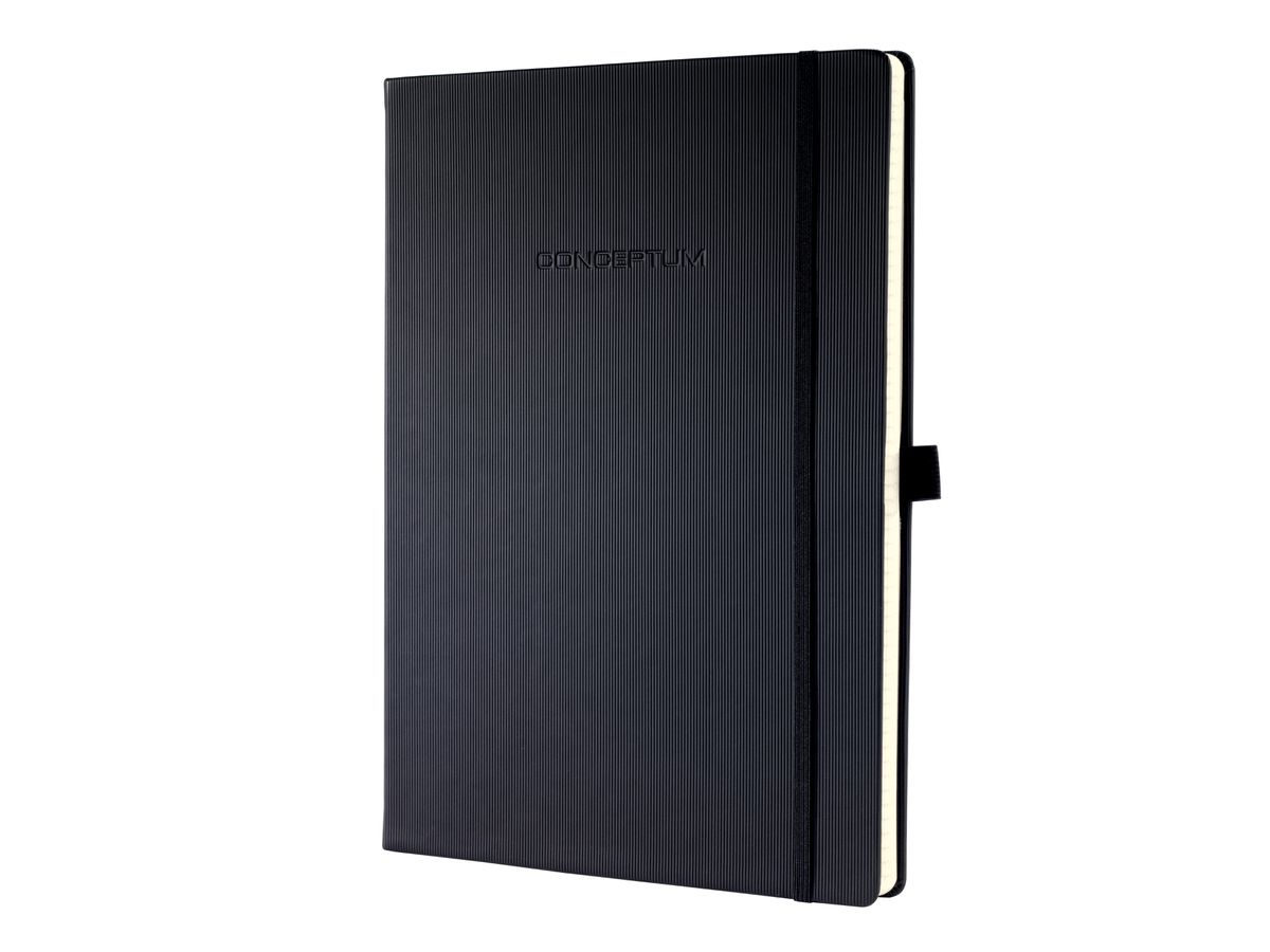 sigel Notizbuch Conceptum, DIN A4, punktkariert, schwarz (EAN: 4004360821417)