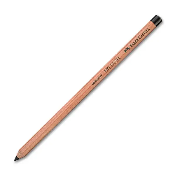 FABER-CASTELL Buntstift PITT PASTELL, schwarz (EAN: 4005401122999)