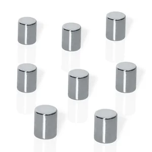 sigel Neodym-Zylindermagnet, 8 x 10 mm, vernickelt, silber (EAN: 4057521000299)