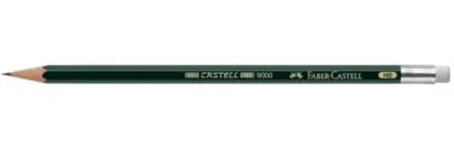 FABER-CASTELL Bleistift CASTELL 9000 mit Radierer (EAN: 4005401192008)