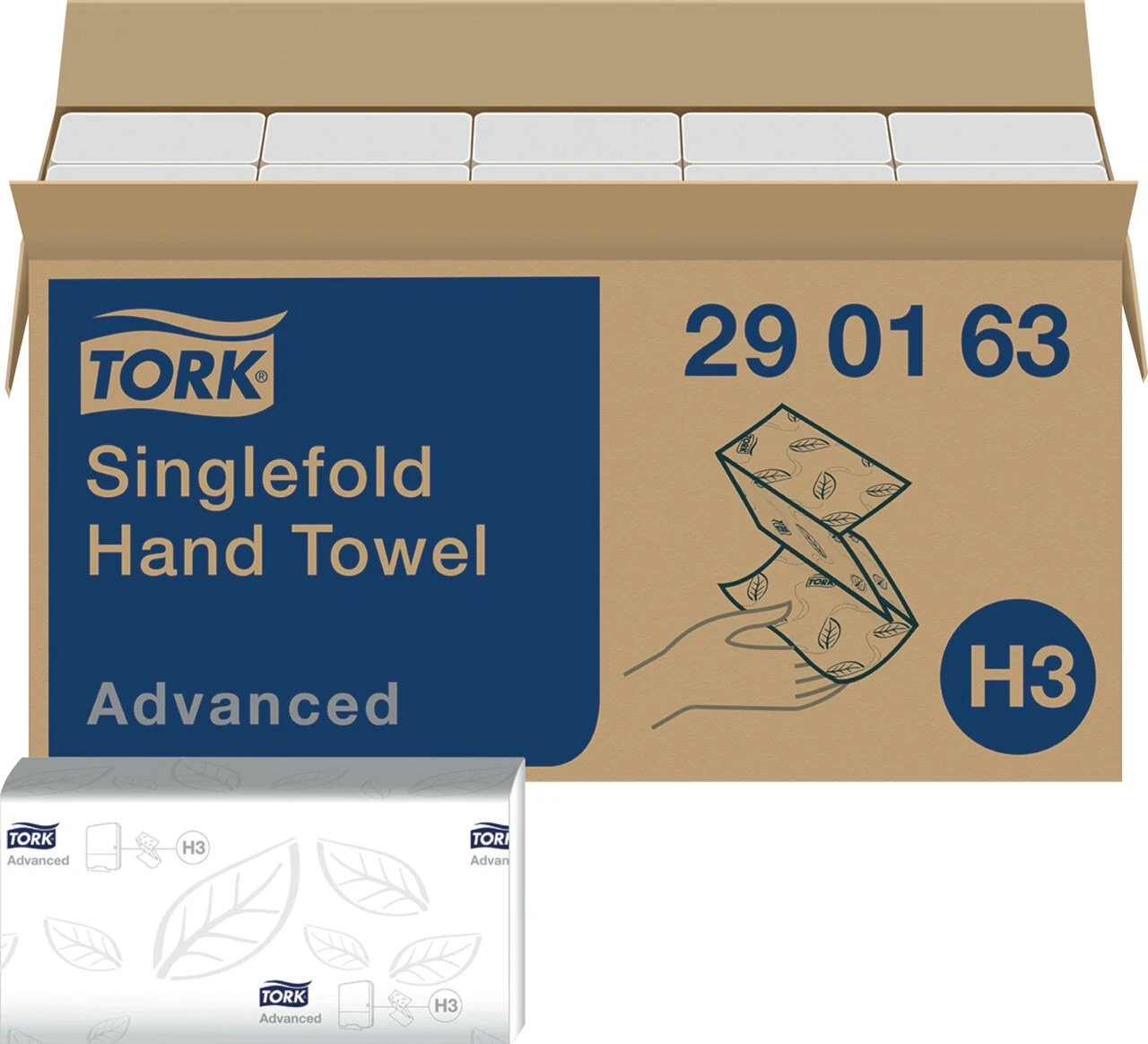 TORK Handtuchpapier, 248 x 230 mm, weiß, Z-Falz (EAN: 7322540542660)