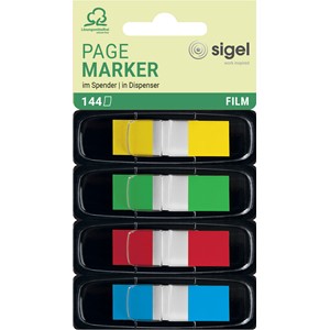 sigel Haftstreifen "Z-Marker" Film Mini Color-Tip, sortiert (EAN: 4004360891106)
