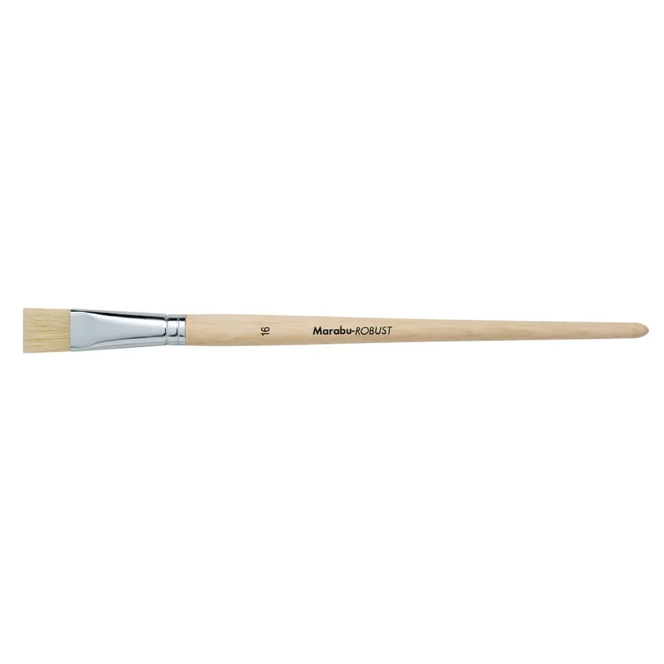 Marabu Borstenpinsel Robust, flach, Gr. 16 (EAN: 4007751345943)