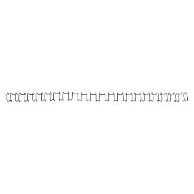 GBC Drahtbinderücken WireBind, A4, 21 Ringe, 10 mm, schwarz (EAN: 0013465165221)