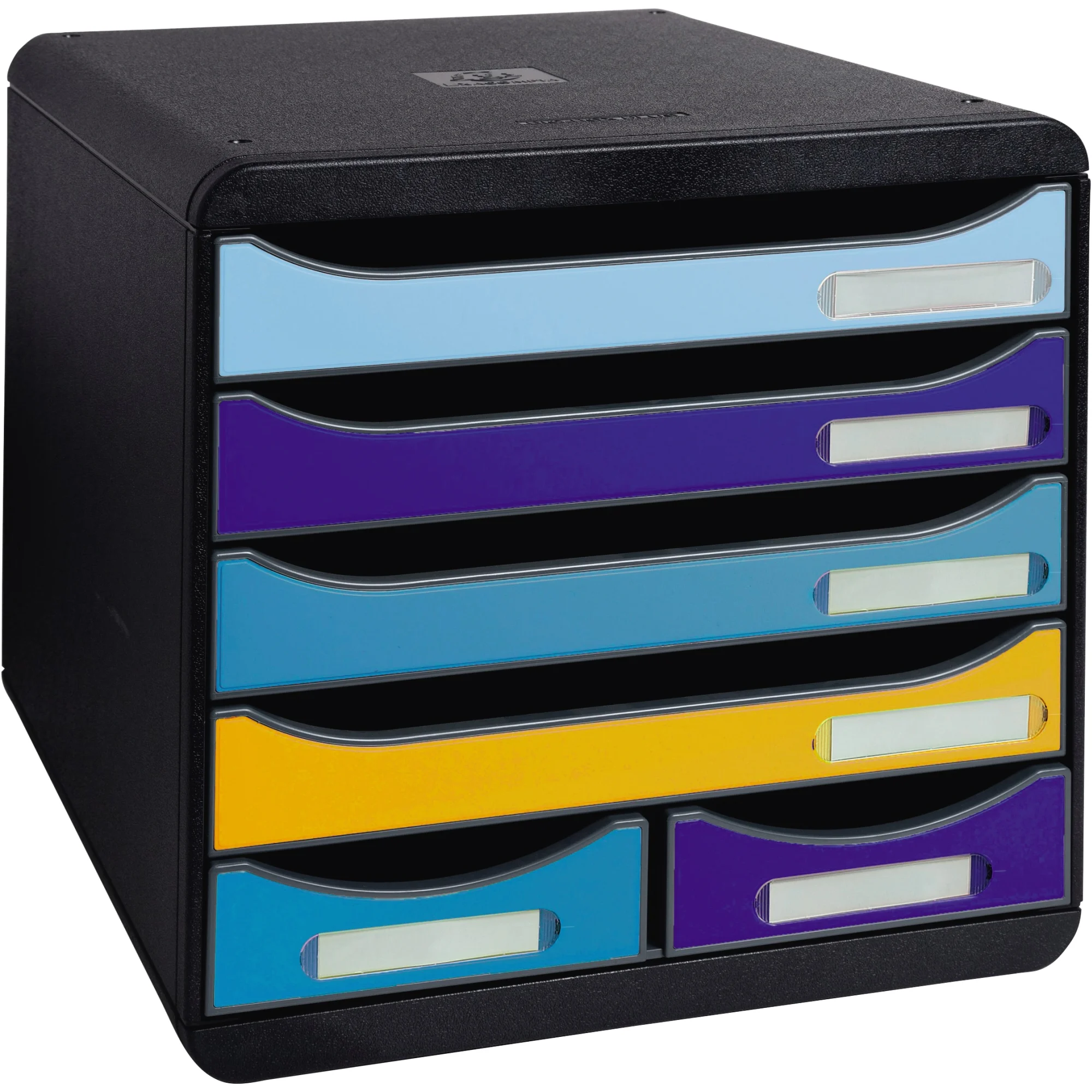 EXACOMPTA Schubladenbox BIG-BOX MAXI Bee Blue, 6 Schübe (EAN: 9002494312424)