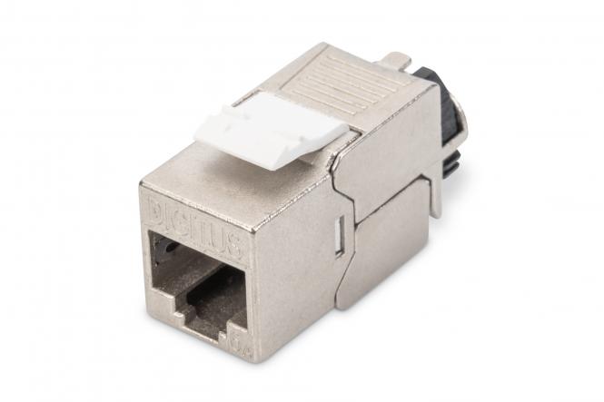DIGITUS Keystone Modul Kat. 6A, geschirmt, grau (EAN: 4016032353539)