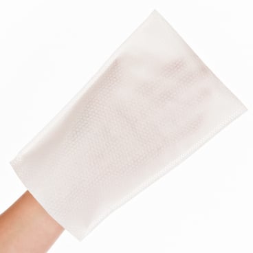 HYGOSTAR Einmal-Waschhandschuh Soft, aus Spunlace, weiß (EAN: 4015544534009)