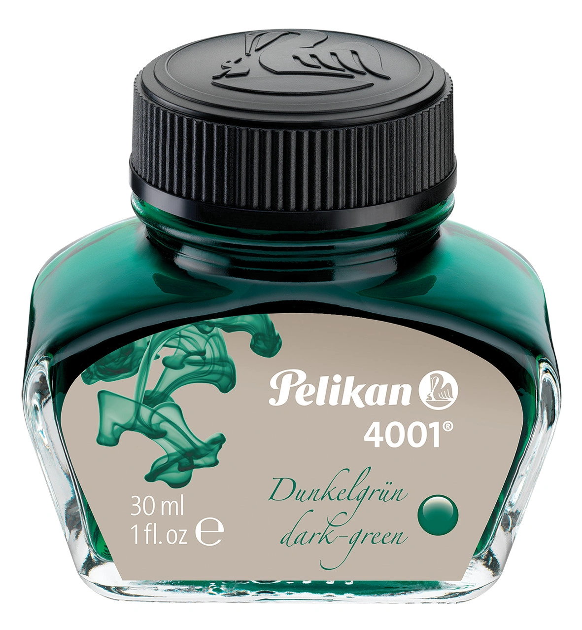 Pelikan Tinte 4001 im Glas, dunkelgrün, Inhalt: 30 ml (EAN: 4012700300058)