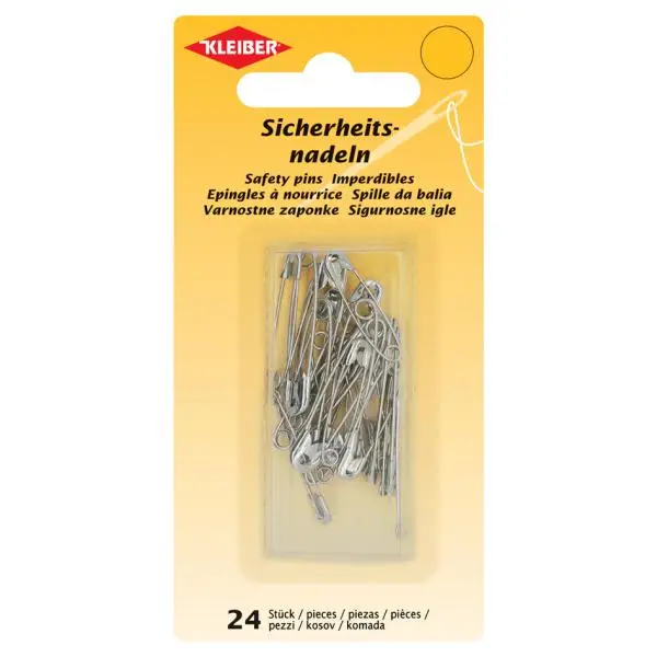 KLEIBER Sicherheitsnadeln, Farbe: silber (EAN: 4009691700042)