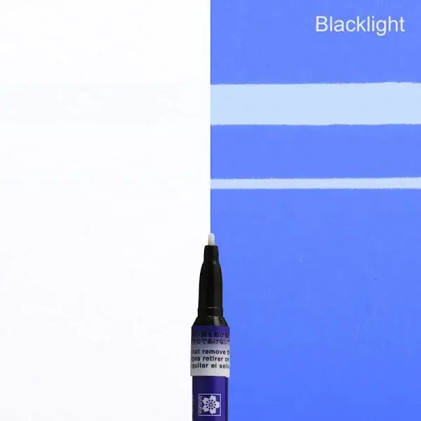 SAKURA Permanent-Marker Pen-touch UV fein, UV-Blau (EAN: 0084511322745)