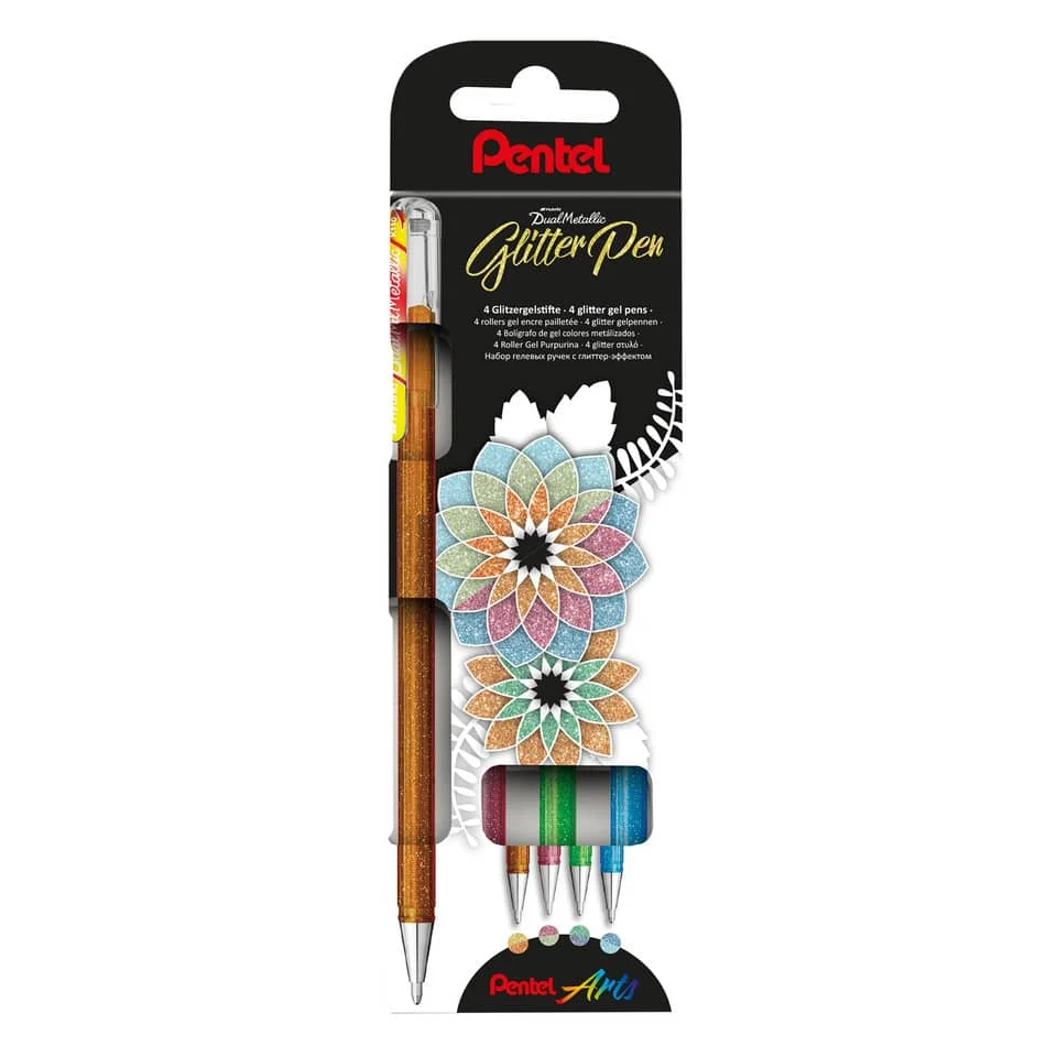 Pentel Hybrid Gel-Tintenroller Glitter Pen Dual Metallic (EAN: 4016284345337)
