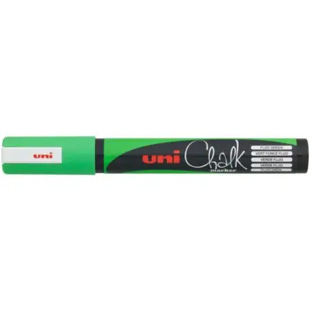 uni-ball Kreidemarker Chalk marker PWE5M, neon-grün (EAN: 4902778140048)